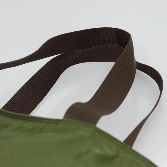 PRADA Tote Bag Nylon Khaki Auth bs22979 - Picture 9 of 16